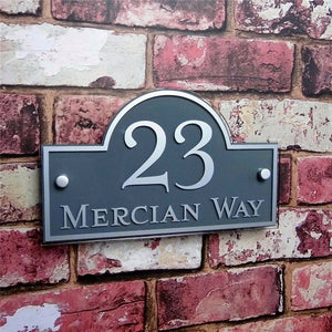 Customised Elegant House Address Name Plaque | Various Styles and Sizes